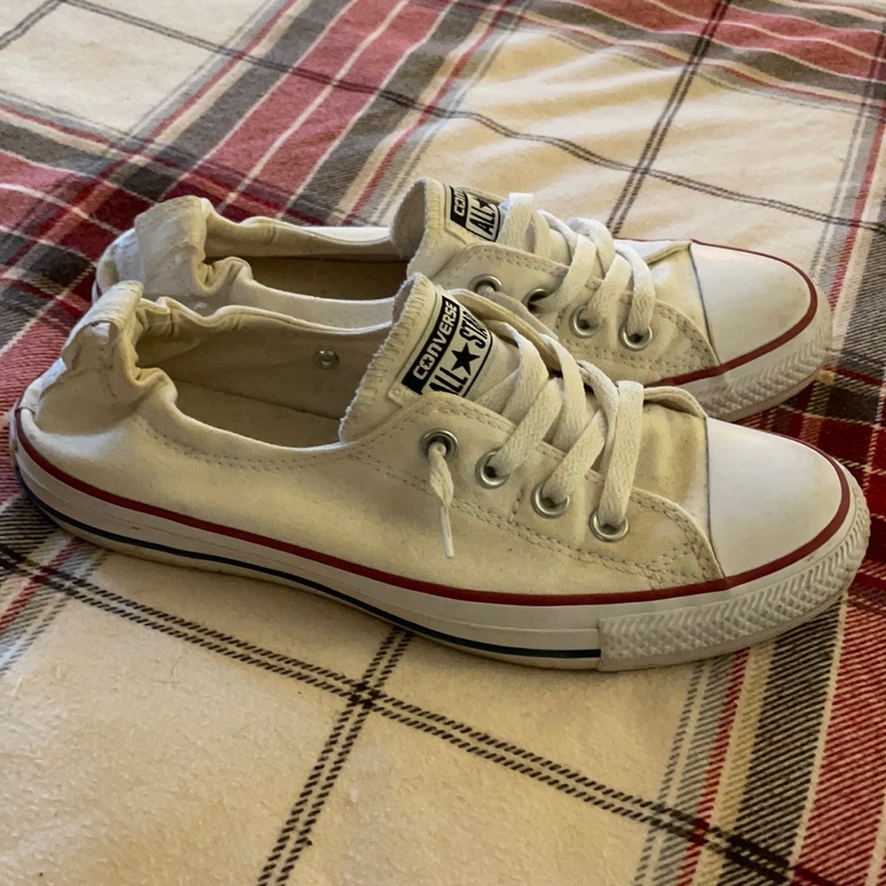 White Converse All Stars